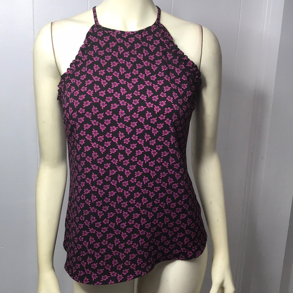 Candies Pink and Black Racerback Tank Top XS - Picture 1 of 7